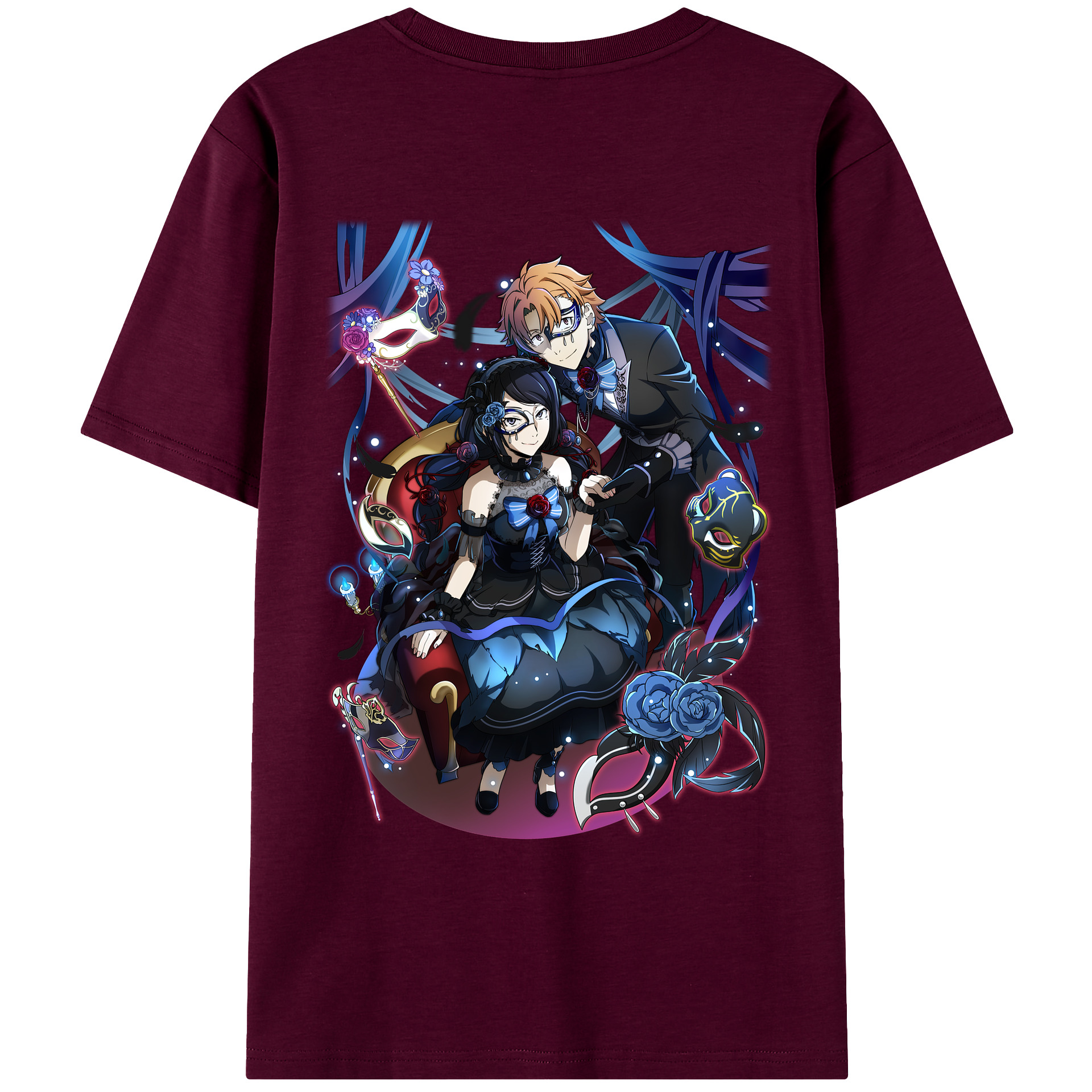 （画像用） 文豪ストレイドッグス Bungo Stray Dogs レディース半袖Tシャツ(バックプリント)